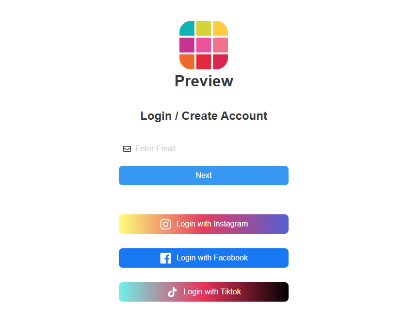 Copertina Preview App
